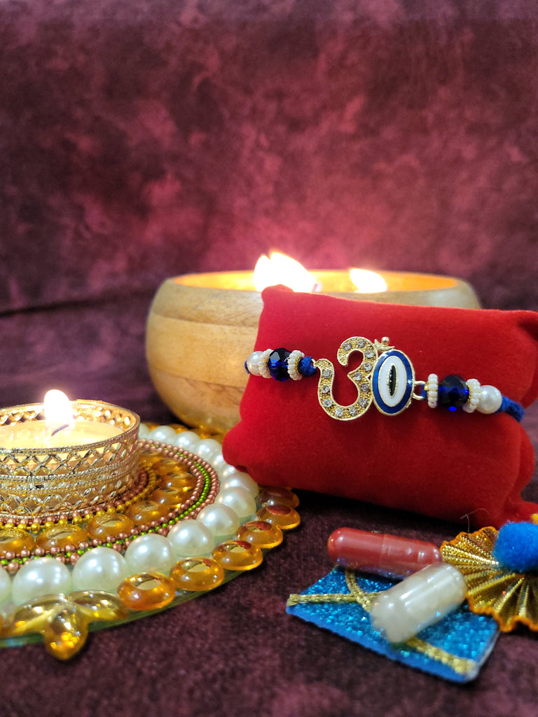 Blue Evil Eye Rakhi