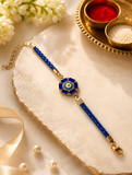 Blue Evil Eye Protection Rakhi Bracelet