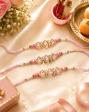 Blush Pink Pearl Rakhi
