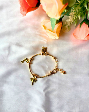 Anti Tarnish Bracelet Chain with Charms