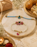 Shiv Shakti Couple Rakhi & Lumba Set