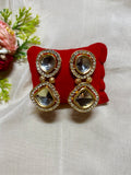 Golden Kundan Earrings