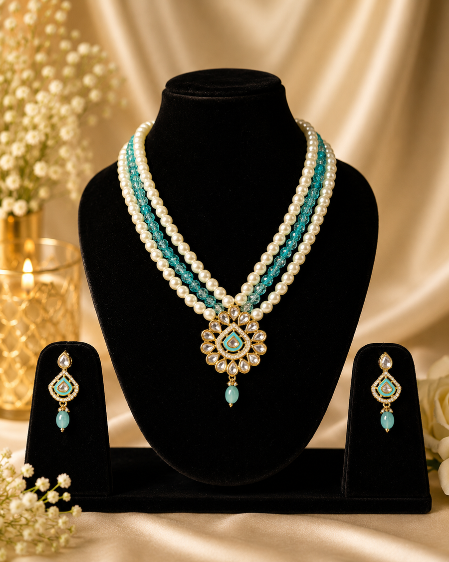 Neelam Pearl Necklace