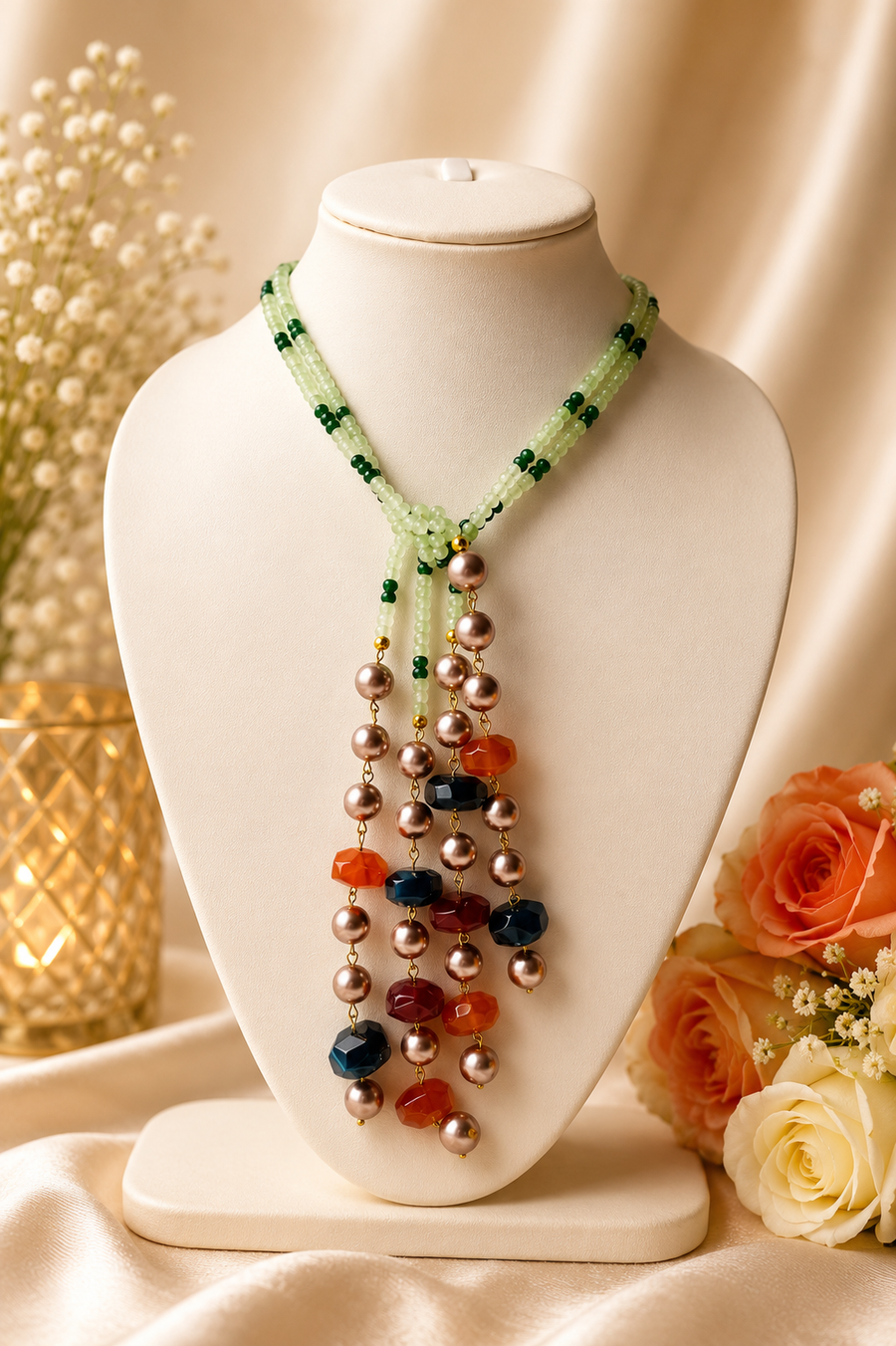 Mystic Glow Statement Necklace