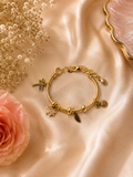 Anti Tarnish Bracelet with Charms