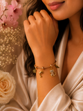Anti Tarnish Bracelet Chain with Charms