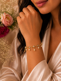 Meenakari Kundan Beads Reversible Bracelet