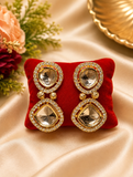 Golden Kundan Earrings