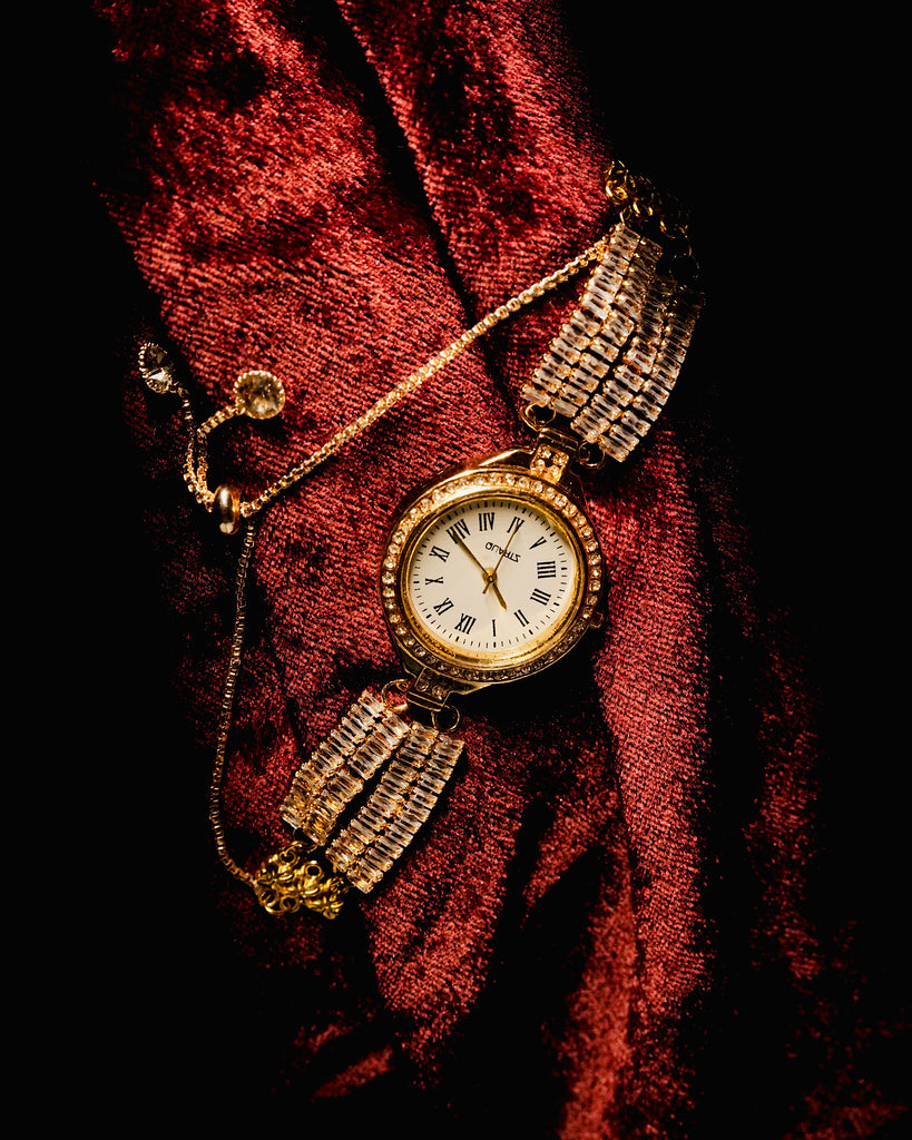 Gold & Silver Dual Shine Bracelet Watch