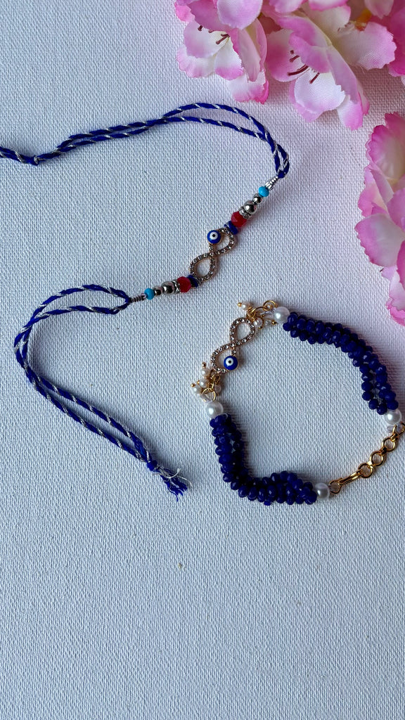 Infinity Evil Eye Couple Rakhi