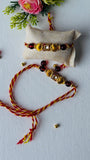 Kundan Lotus Rakhi