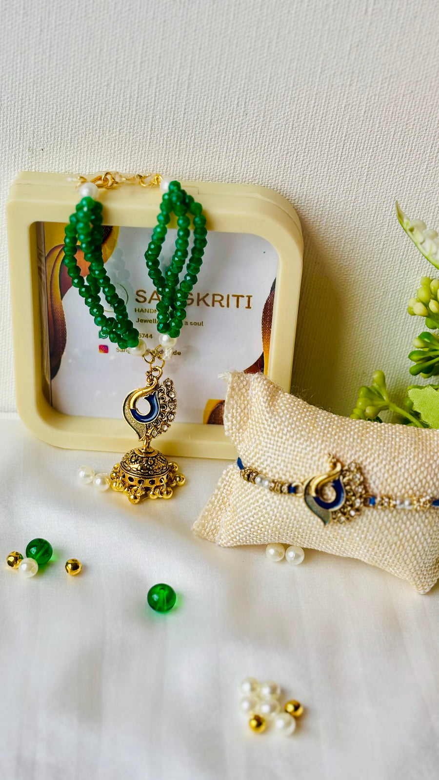 Morpankh Bandhan Couple Rakhi