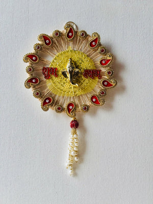 Red Paisley Shubh Labh Hanging